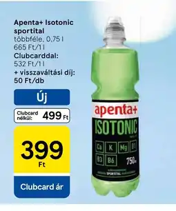 Tesco Apenta+ Isotonic sportital ajánlat