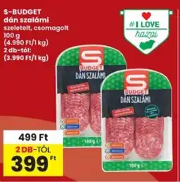 Interspar S-BUDGET dán szalámi ajánlat