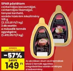Interspar SPAR pástétom ajánlat