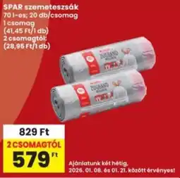 Interspar SPAR szemeteszsák ajánlat