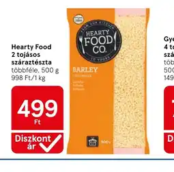 Tesco Hearty Food 2 tojásos száraztészta ajánlat