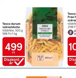 Tesco Tesco durum száraztészta ajánlat