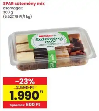 SPAR sütemény mix csomagolt