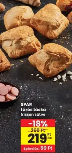 Interspar SPAR túrós táska ajánlat