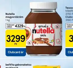Tesco Nutella mogyorkrém ajánlat