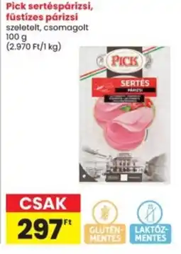 Interspar Pick sertéspárizsi, füstízes párizsi ajánlat