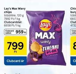 Tesco Lay's Max Wavy chips ajánlat