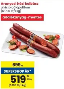 Interspar Aranyosi házi kolbász ajánlat