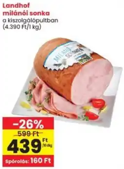 Interspar Landhof milánói sonka ajánlat