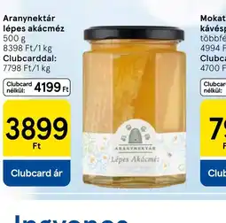 Tesco Aranynektár lépés akácméz ajánlat