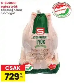 Interspar S-BUDGET egész tyúk ajánlat