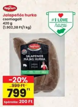 Interspar Regnum Jalapeñós hurka ajánlat