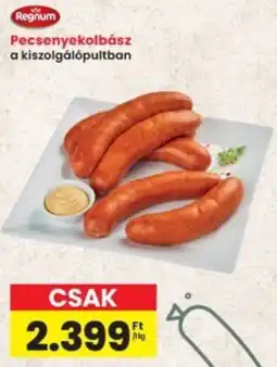 Interspar Regnum Pecsenyekolbász ajánlat