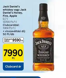 Tesco Jack Daniel's whiskey ajánlat
