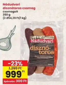 Interspar Nádudvari disznótoros csomag ajánlat