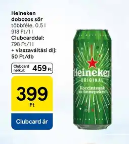 Tesco Heineken dobozos sör ajánlat