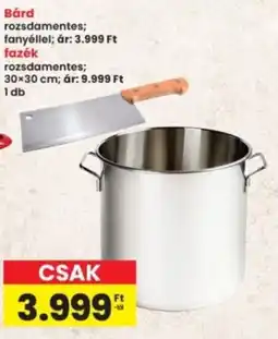 Interspar Bárd, fazek ajánlat