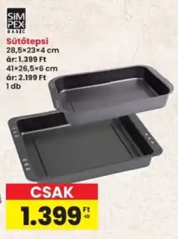 Interspar SIM PEX BASIC Sütőtepsi ajánlat