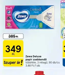 Tesco Zewa papír zsebkendő ajánlat