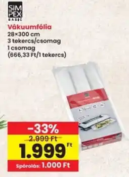 Interspar SIM PEX BASIC Vákuumfólia ajánlat