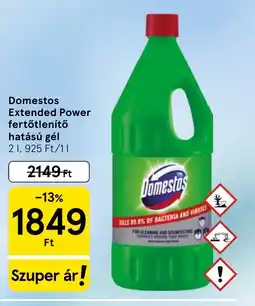 Tesco Domestos Extended Power fertőtlenítő gél ajánlat