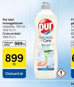 Tesco Pur kézi mosogatszer ajánlat