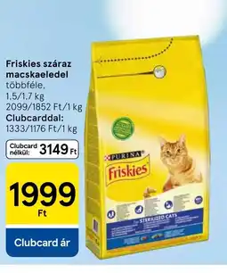 Tesco Friskies száraz macskaeledel ajánlat