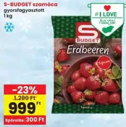 Interspar S-BUDGET szamóca ajánlat
