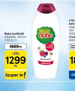 Tesco Baba tusfürdő ajánlat