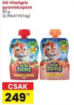 Interspar Sió Vitatigris gyümölcspüré ajánlat