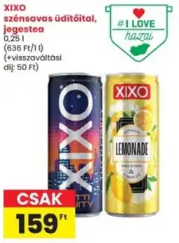 Interspar XIXO szénsavas üdítőital, jegestea ajánlat