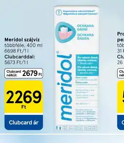 Tesco Meridol szájvíz ajánlat