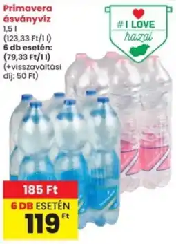 Interspar Primavera ásványvíz ajánlat