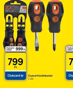 Tesco FX TOOLS Csavarhúz készlet ajánlat