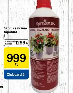 Tesco Sandis kalcium tápoldat ajánlat