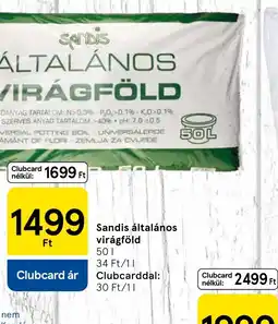 Tesco Sandis általános virágföld ajánlat