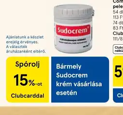 Tesco Sudocrem krém ajánlat
