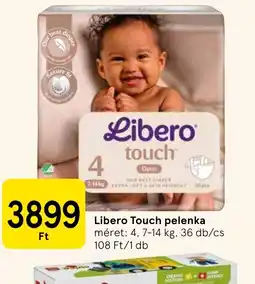 Tesco Libero Touch pelenka ajánlat