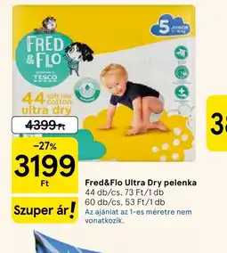 Tesco FRED&FLO Ultra Dry pelenka ajánlat
