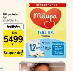 Tesco Milupa tejes ital ajánlat