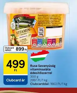 Tesco Rusa Savanyúság vitaminsaláta ajánlat