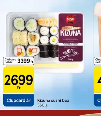 Tesco Kizuna sushi box ajánlat