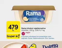 Tesco Rama növényi vajalternatíva ajánlat
