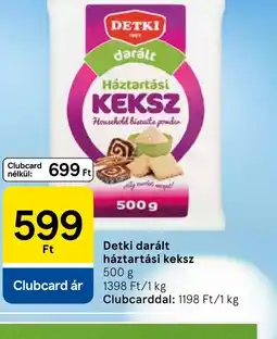 Tesco DETKI darált háztartási keksz ajánlat