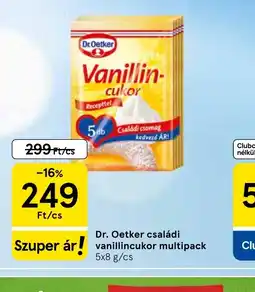 Tesco Dr. Oetker vanillincukor ajánlat
