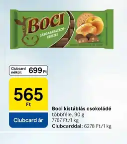 Tesco Boci kistáblás csokoládé ajánlat