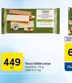 Tesco TESCO töltött ostya ajánlat