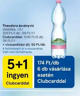 Tesco Theodora ásványvíz ajánlat