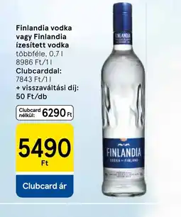 Tesco Finlandia vodka ajánlat