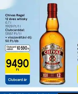 Tesco Chivas Regal 12 éves whisky ajánlat